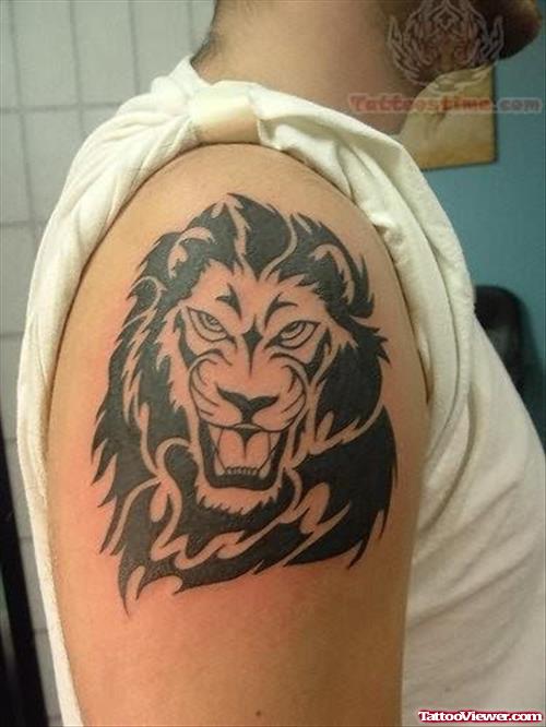 Lion Tribal Tattoo