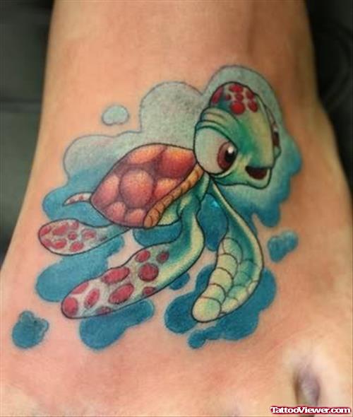 Baby Sea Turtle Tattoo