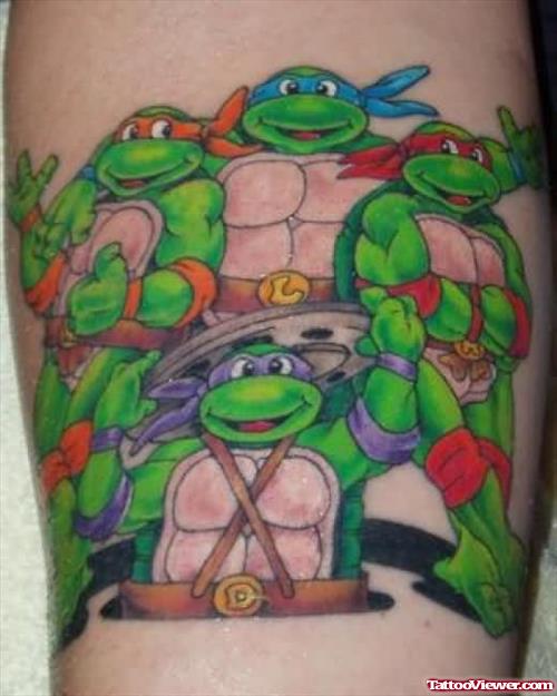 Turtle Family Tattoo