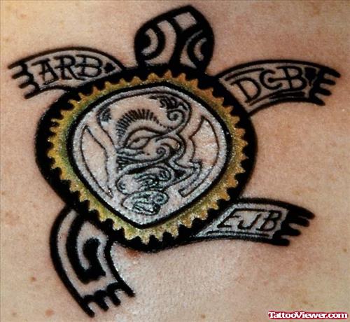 Cool Turtle Tattoos Design
