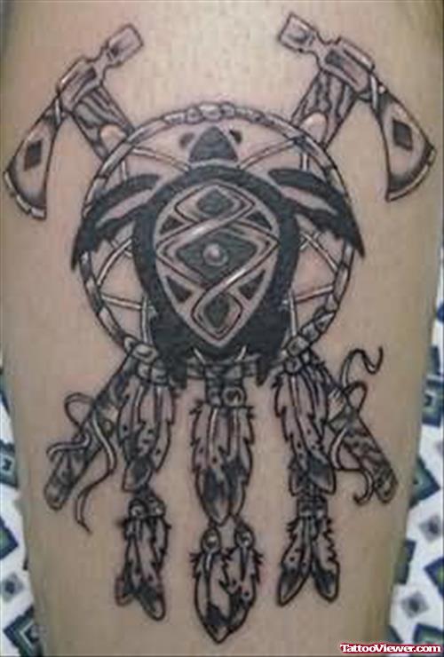 Elegant Turtle Tattoo Art