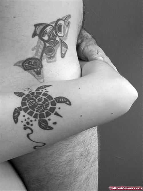 Couple Turtle Tattoo