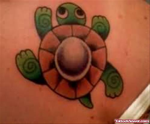 Big Stone Turtle Tattoo