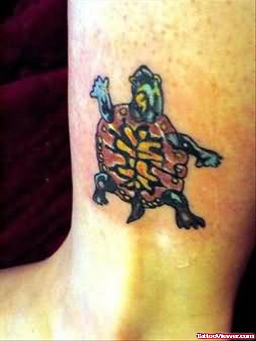 Small Size Turtle Tattoo