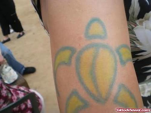 Tattoo of a Turtle
