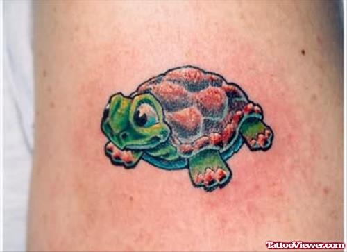 Turtle Tattoo on Arm
