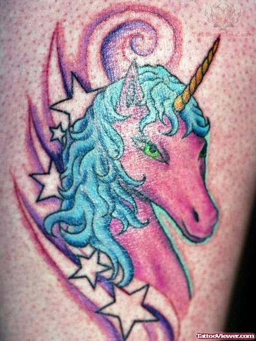Unicorn Stylish Tattoo