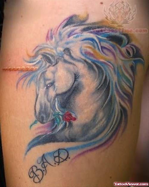 Unicorn Healed Tattoo