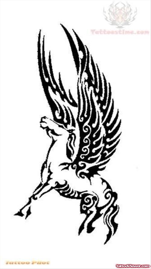 Pegasus Tattoo Design