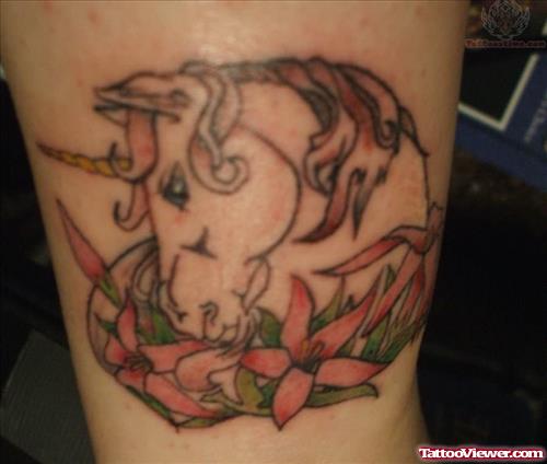 Cool Unicorn Tattoo