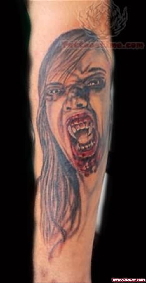 Ryan Vampire Tattoo