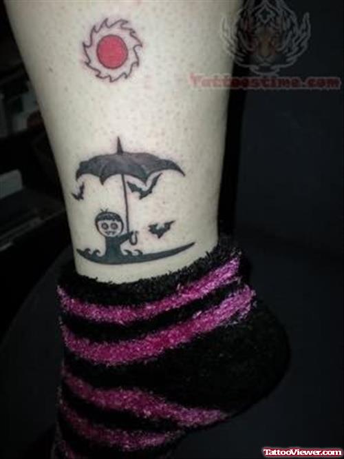 Vampire Tattoo on Lesley Numb
