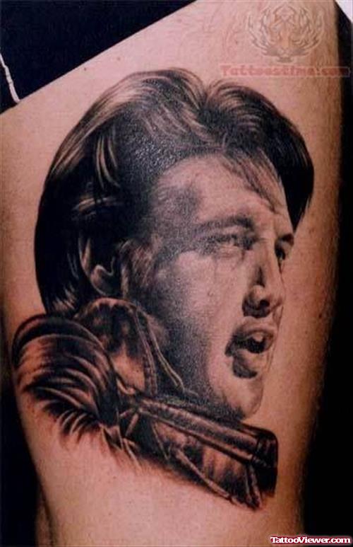 Elvis Vampire Tattoo