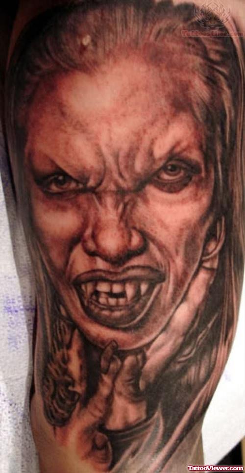 Big Vampire Tattoo