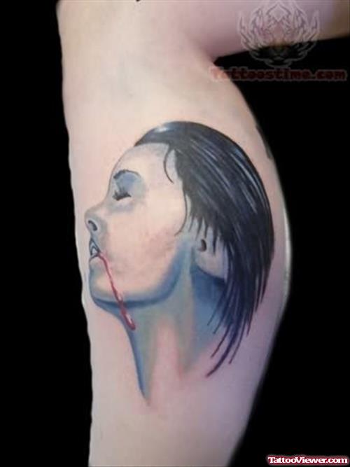Vampire Girl Tattoo Picture