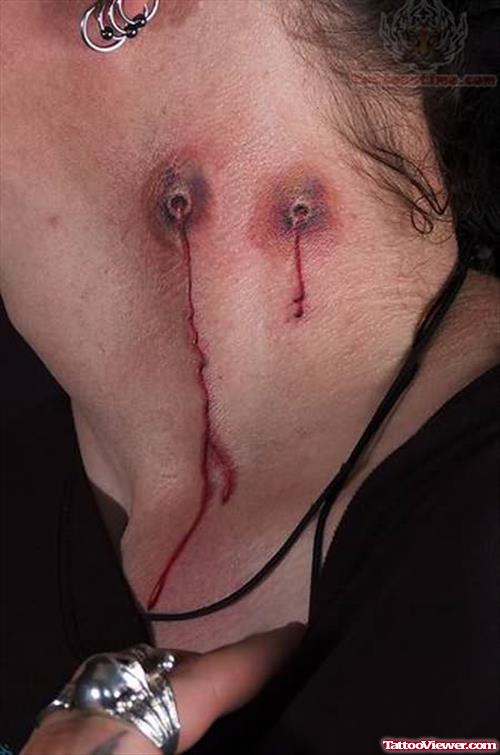 Vampire Bites Tattoo Picture
