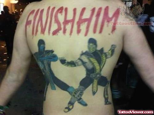 Best Video Game Tattoo On Back