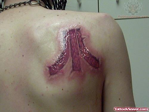 Video Game Tattoo On Back