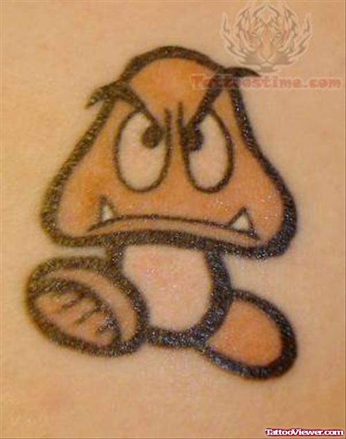 Video Game Cartoon Tattoo
