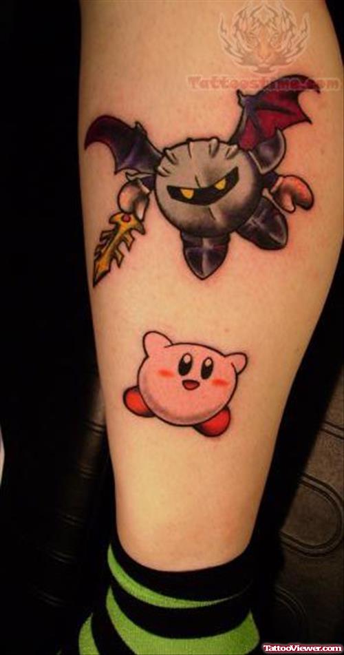 Kirbymetak Night Game Tattoo