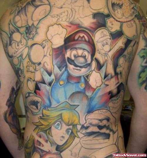 Video Game Tattoos For Back