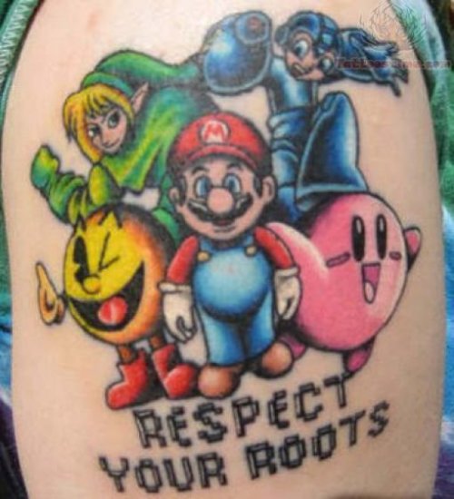 Video Game Famous Characters Tattoos
