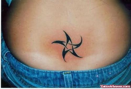Stars Tattoo On Waist