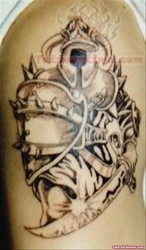 Golden Warrior Tattoo