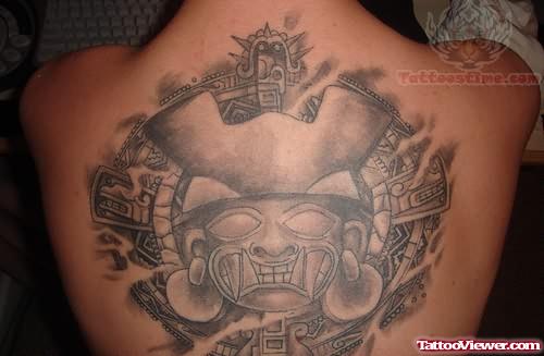 Warrior Back Body Tattoo