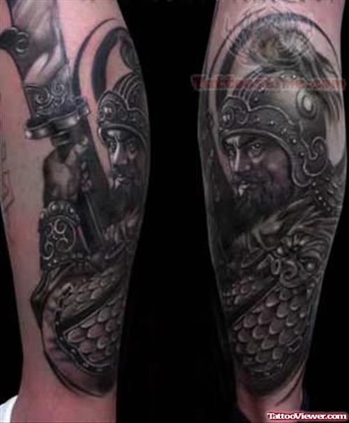China Warrior Tattoos