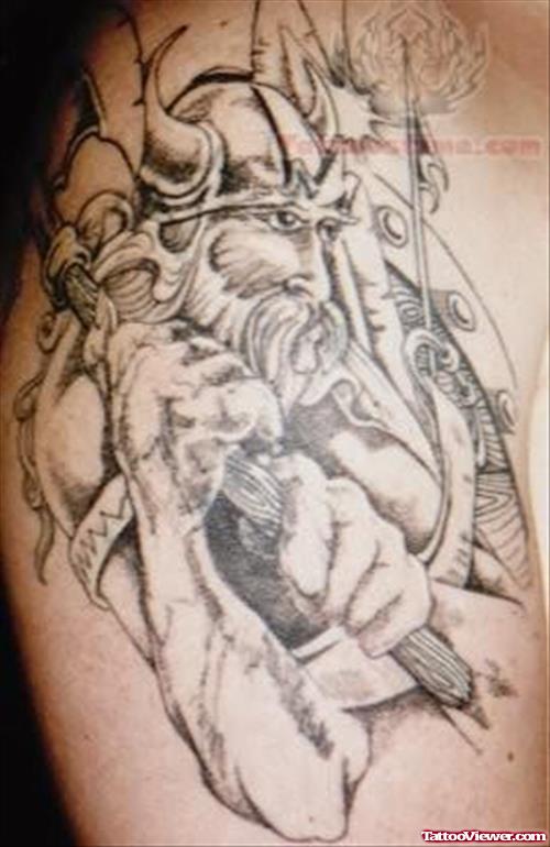 Thinking Warrior Tattoo