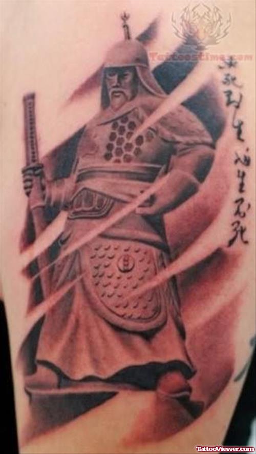 Asian Warrior Tattoo