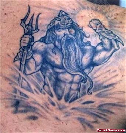 Muscular Warrior Tattoo