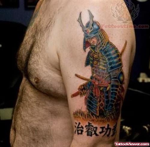 Warrior Tattoo on Arm