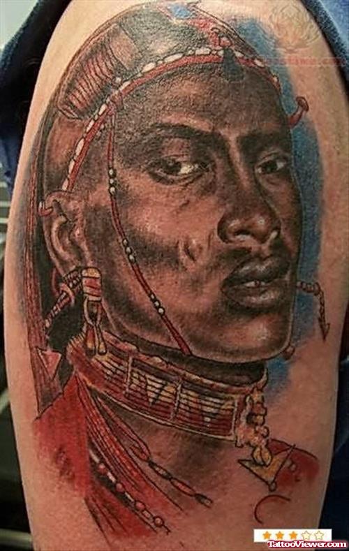 Warrior Portrait Tattoo