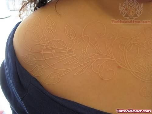 Amazing White Ink Tattoo