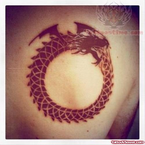 Dragon Snake Tattoo On Back