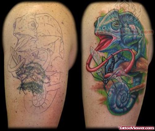 Wildlife Lizard Tattoo
