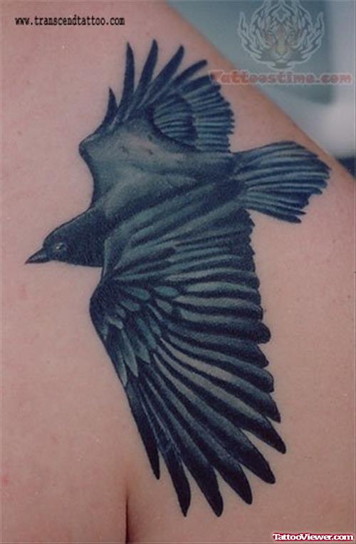 Flying Wildlife Bird Tattoo