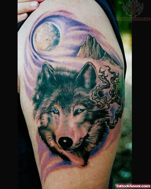 Wolf Wildlife Tattoo