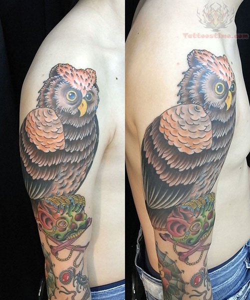 Tumblr Wild Owl Tattoo
