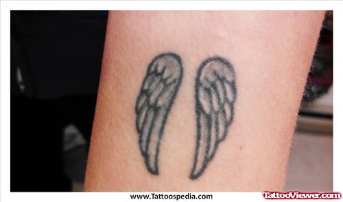 Small Angel Wings Tattoo