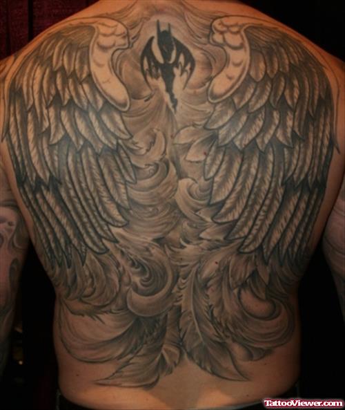 Full Back Wings Tattoos