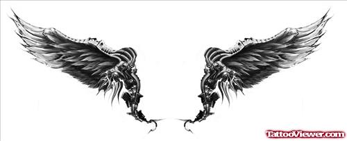 Concept Wings Tattoo Design