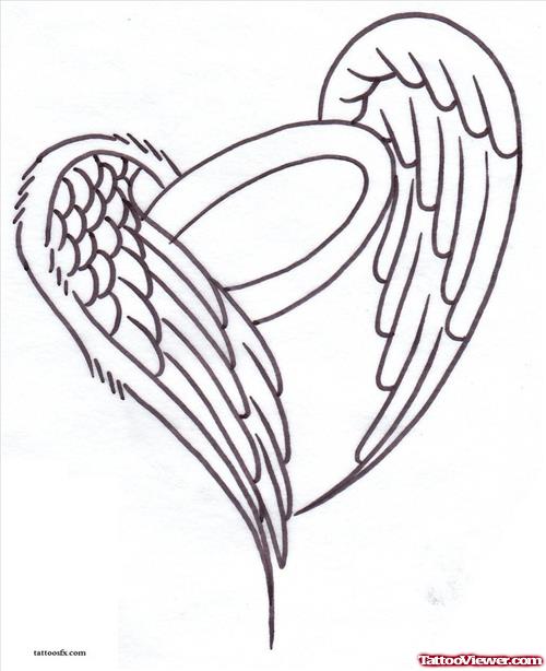 Amazing Wings Tattoos Design