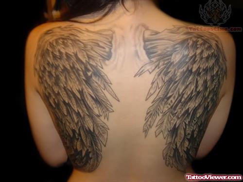 Angel Wing Tattoos for Girl Designs