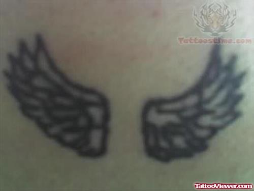 Simple Wings Tattoo