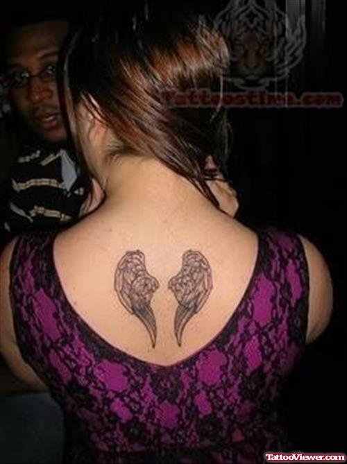 Tattoo of Wings On Back