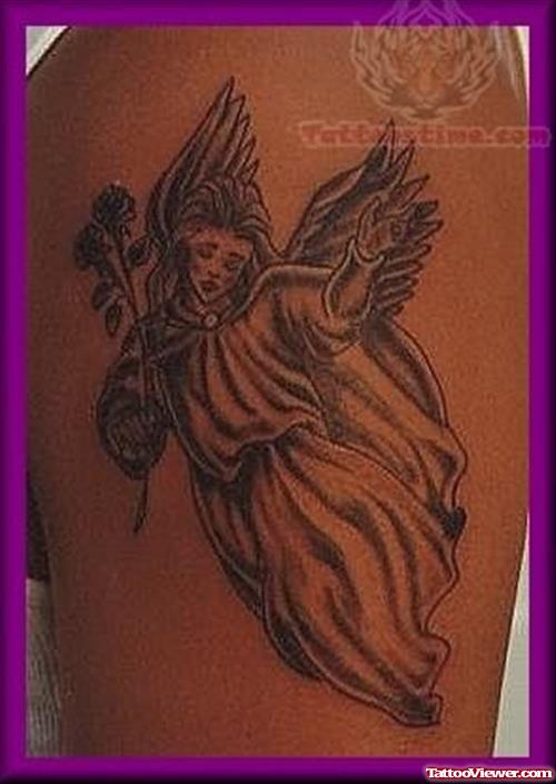 Wings Tattoo On Shoulder Image