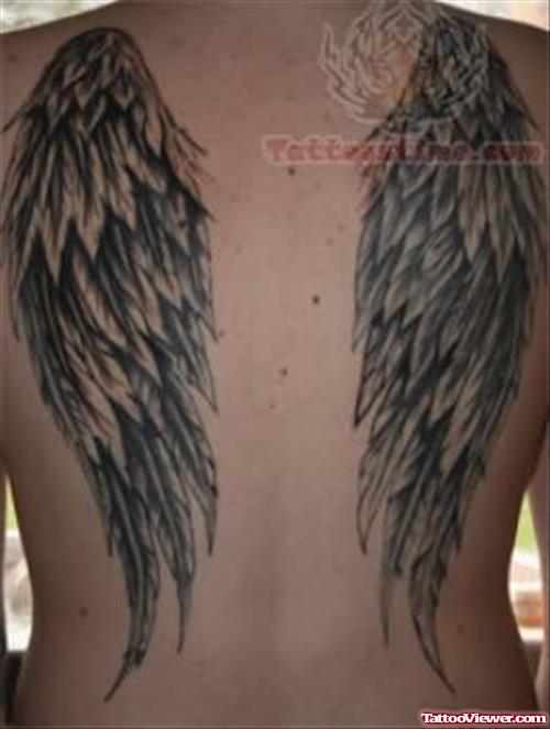 Wings Tattoos Designs On Back